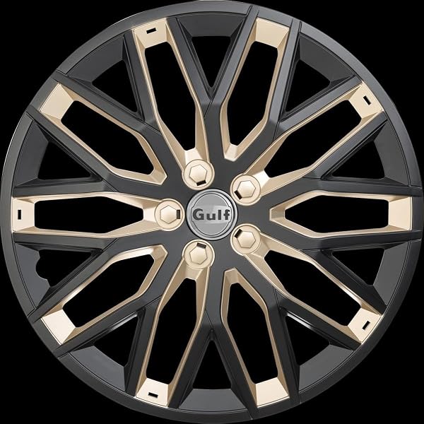 GULF E13GT40.BG Enjoliveur GT40, Noir/Gris, Set de 4, 13" - 3