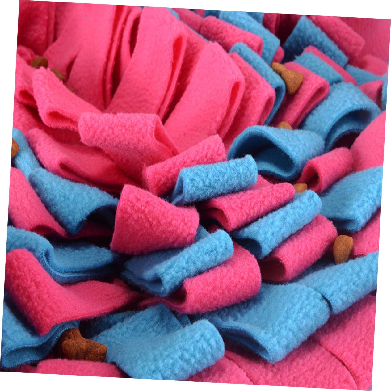 Lesipee Leckmatte Hund Hunde Schnüffelmatte aus Polarfleece rutschfeste Unterseite Futterkissen für Langsames Fressen und Training