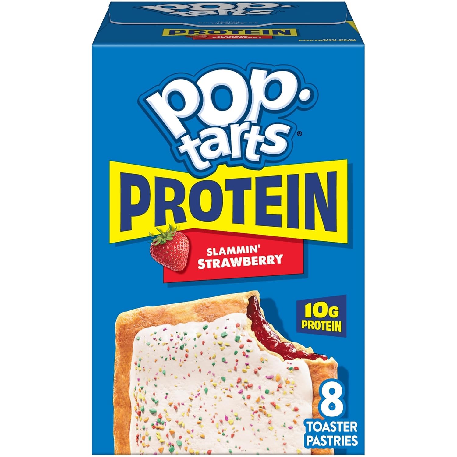 PopTart 10g Protein, Slammin' Strawberry, 14.3 oz 4 pk