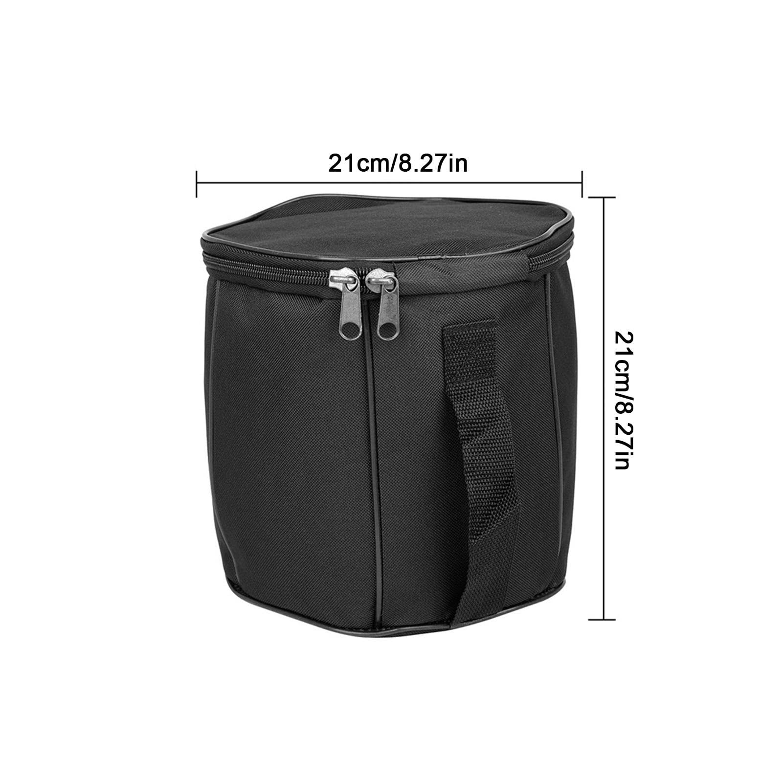 Funda de acordeón, bolsa de transporte de tela Oxford para piano bajo, bolsa grande con cremallera para acordeón, almacenamiento profesional para conciertos para el hogar, viajes y escuela, 8.27 x