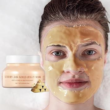 Jelly Masks Powder for Facials Professional,Hydrating Gel Powder For Facial Mask,Jelly Mask Peel-Off Face Mask for Women,Moisturizing Jelly Mask for Face Skincare