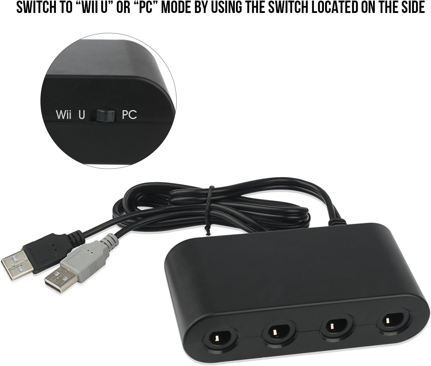 Adapter for Nintendo Switch Gamecube Controller, Game Cube NGC Controller for Wii U, Super Smash Bros Ultimate, Switch