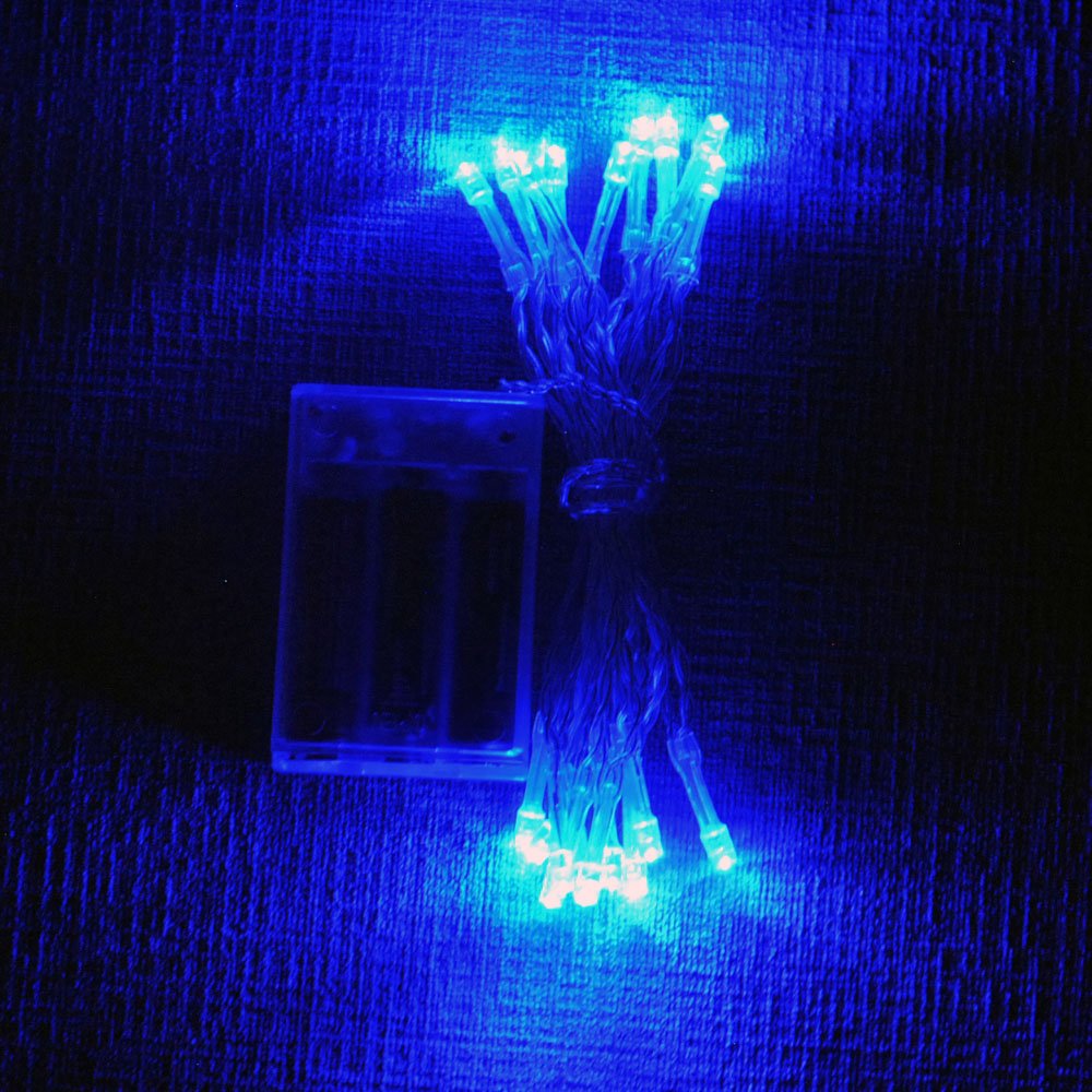 LightsGo Battery Powered Fairy Lights LED Fairy Lights 20LEDs 2M (Blue)