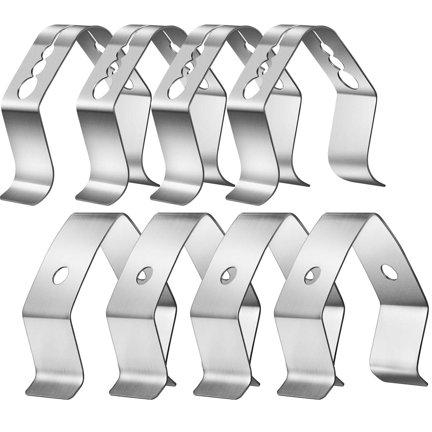 8 Pieces 2 Styles Probe Holder Clip Meat Grill Temp Probe