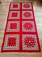 希少　デッドストック　70's USA製 未裁断　バンダナ 希少 デッドストック 70's USA製 未裁断 バンダナ - メルカリ