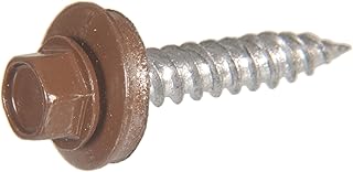 The Hillman GroupThe Hillman Group 35283 Self-Piercing Sheeters Screw Brown 10 x 1 40-Pack