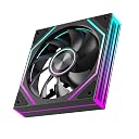 Jungle Leopard Prism4RS Ultra 120mm PC ARGB Computer Case Fans|Infinity Mirror|Daisy-Chain|4 PIN PWM 1850RPM(Black Forward_1 Pack) gallery image
