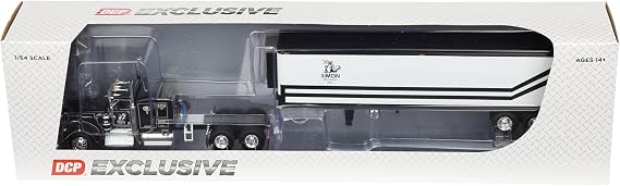 First Gear 1/64 ケンワース W900A 40フィートのビンテージリーファートレーラー付き ディック・サイモン・トラッキング DCPディーラー限定 60-2272