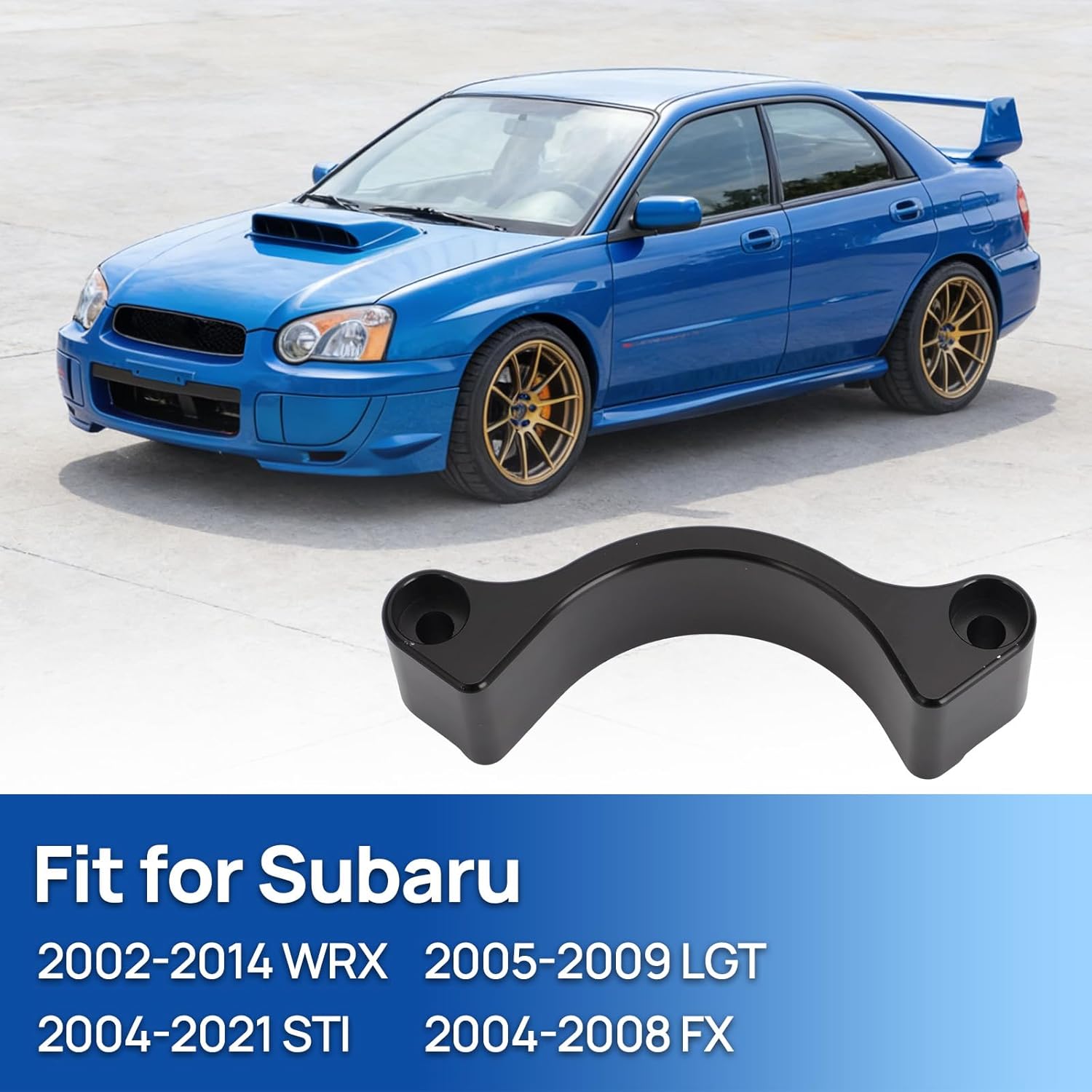 V2 Timing Belt Guide for Subaru WRX 2002-2014, 2004-2021 STI, 2005-2009 Legacy GT, 2004-2008 Forester XT - Billet Aluminum EJ Engine Protection Upgrade