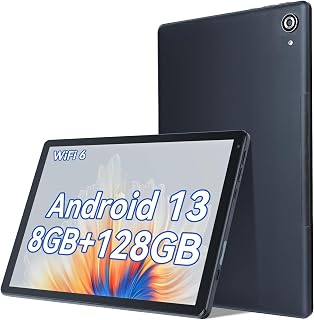 FREESKI 10.1 inch Tablet, Android 13 Tablet PC, 8GB RAM, 128ROM, Octa-Core Processor, 1280X800 HD IPS, 5MP+8MP Camera, Wi-Fi, Bluetooth