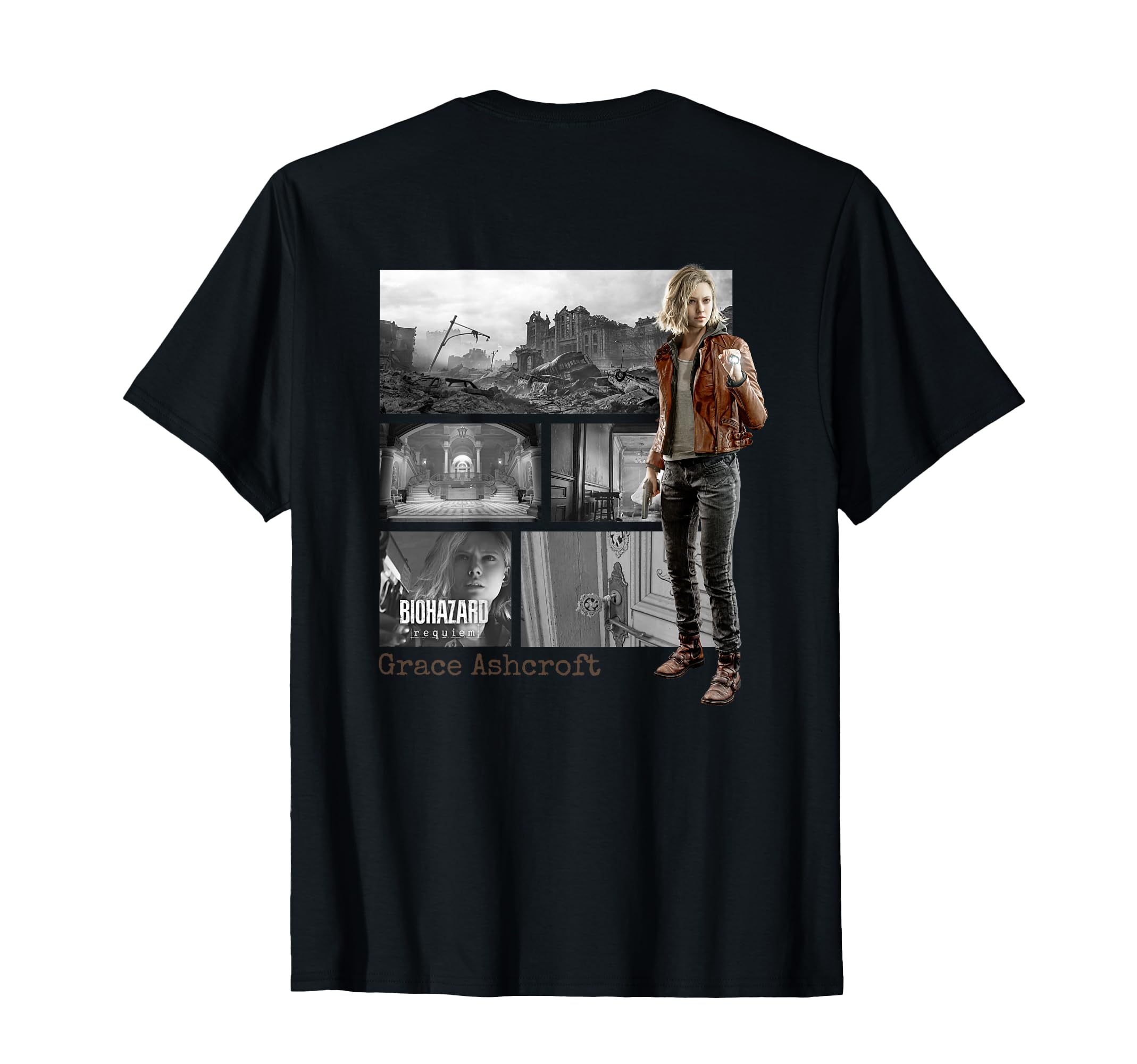 Amazon | バイオハザード レクイエム グレース BP Tシャツ | Tシャツ