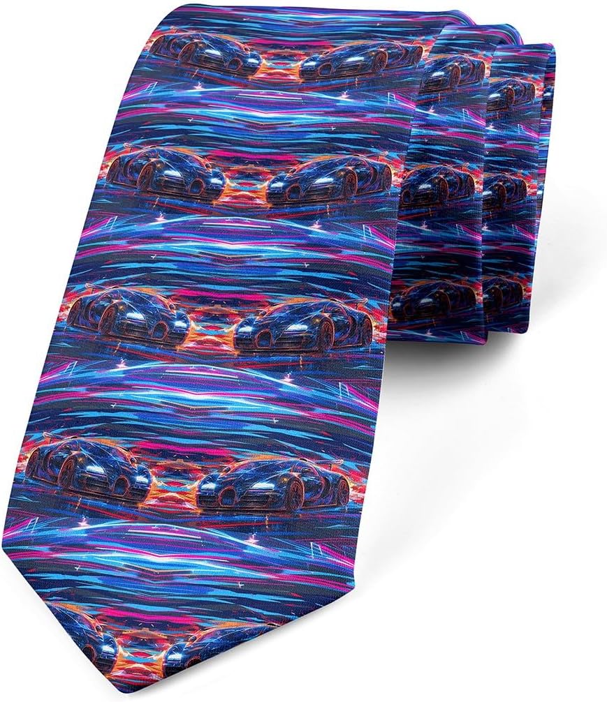 Feelyou Gamer Men's Ties Gaming Novelty Tie Gift For Men Honeycomb Business Wedding Formal Party Ties