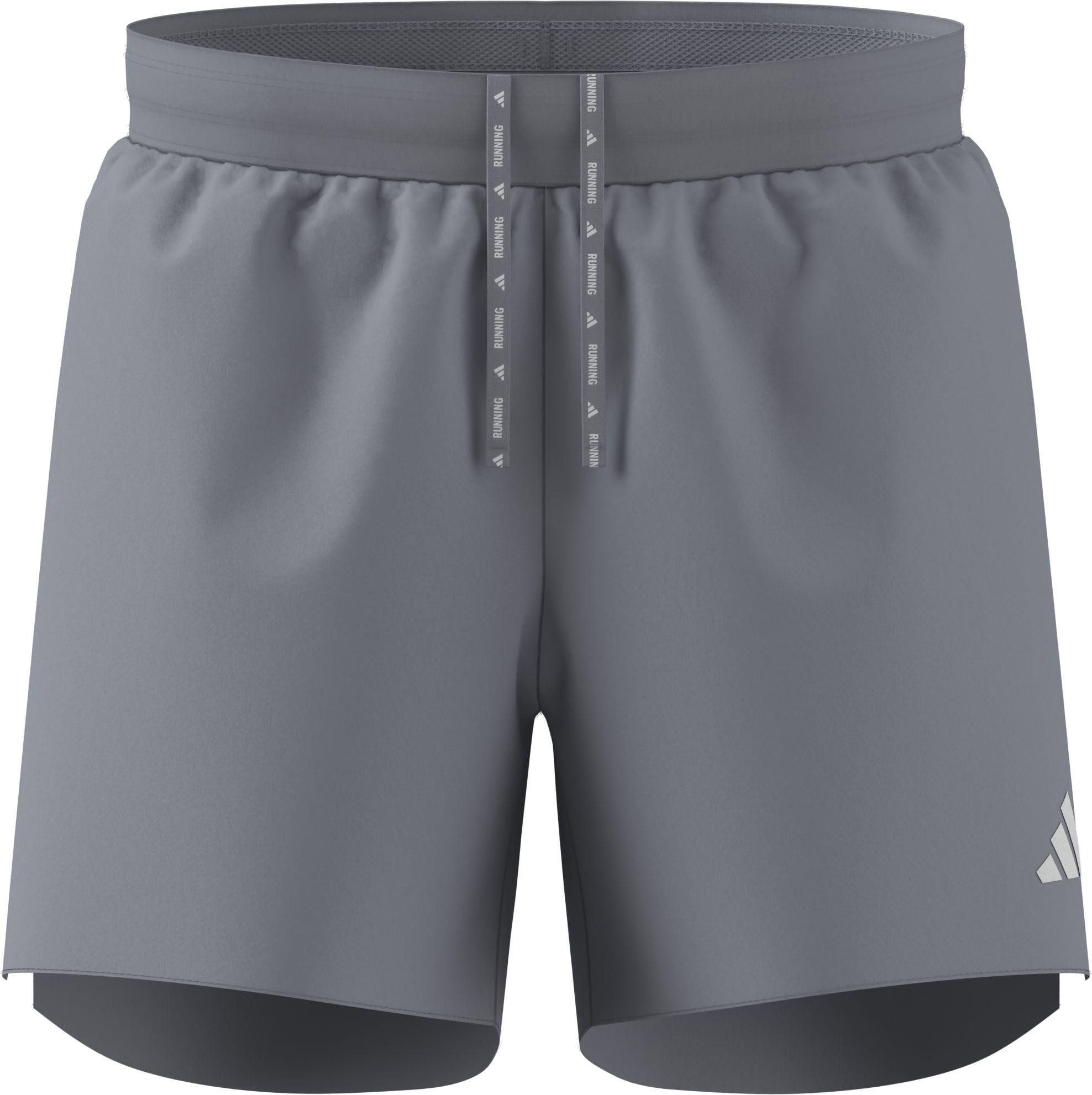 Adidas Mens Running Adi365 Essentials 5 Inch Shorts - Grey