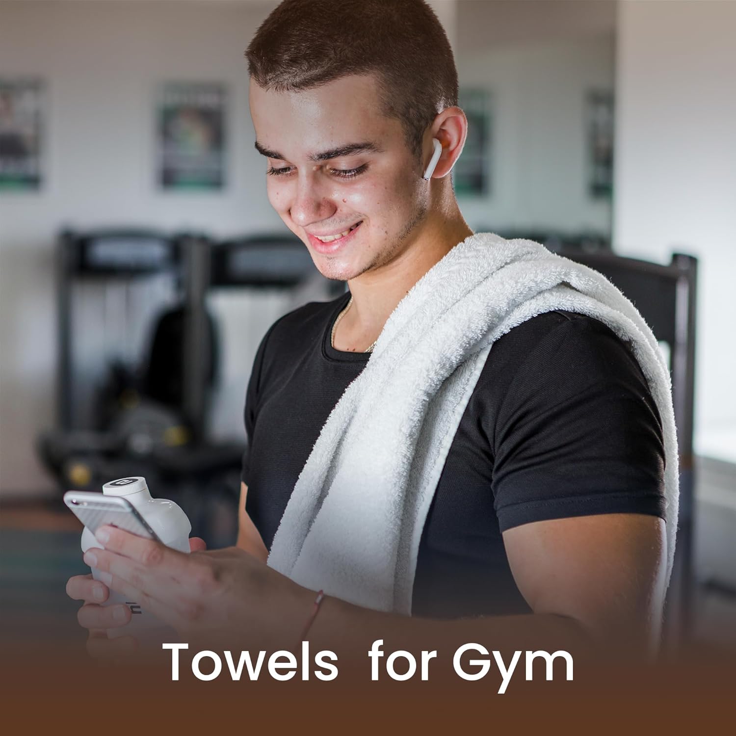 Generic 60 Pack White Hand Towels, Economy Salon Towel, 15 x 25 Inches Cotton Blend Facial Towels, Basic Hand Towels Bulk, Gym Towels for Workout and Home use (60, A-Grade)