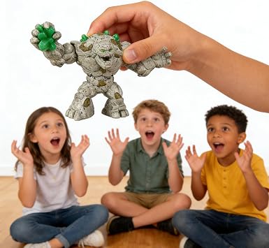 Doyomtoy Stone Monster Toys, Children's Fantasy Creature Toys, Stone Monster Animal Models, Creative Play, Collectible Mythical Beasts, Figurine Gifts for Kids, Birthday Doll Gifts for Boys and Girls
