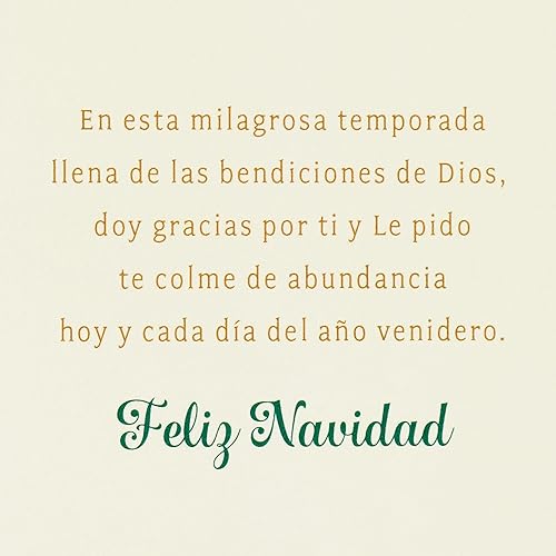 Miniatura 4 de Hallmark Tarjeta de Navidad Española Vida (Celebrando desde lejos)