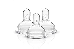 Medela Slow Flow Spare Nipples Compatible with Storage Bottles - BPA-Free - 3 Count
