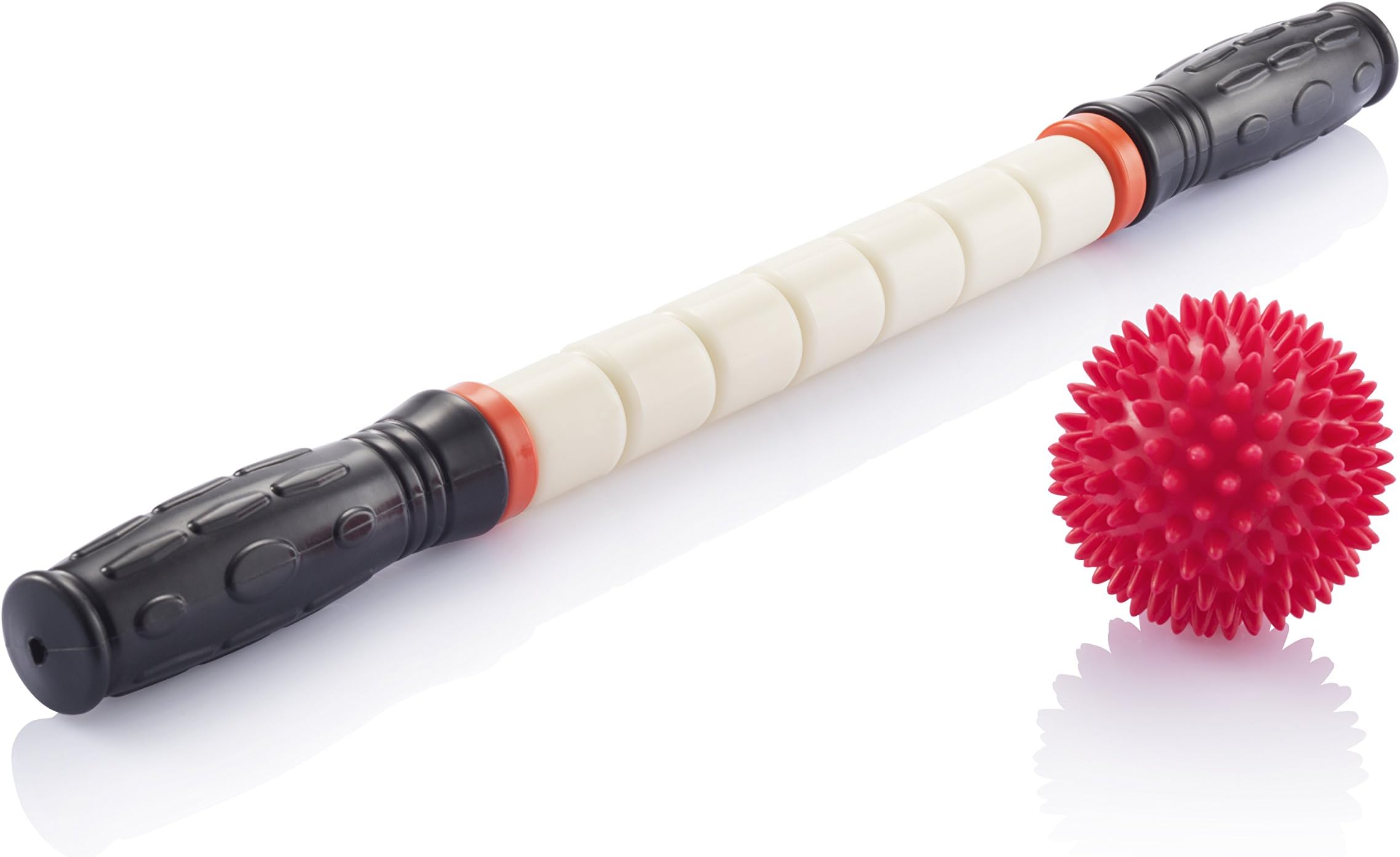 MONKEY BAR MASSAGE STICK - Massage Roller and Massage Ball Helps Your Sore and Stiff Muscles in Minutes a Day - Bonus E-book Instructions. Simple, Safe and Effective for Muscle Pain. Guaranteed Muscle Soreness Relief. Physical Therapist Approved.