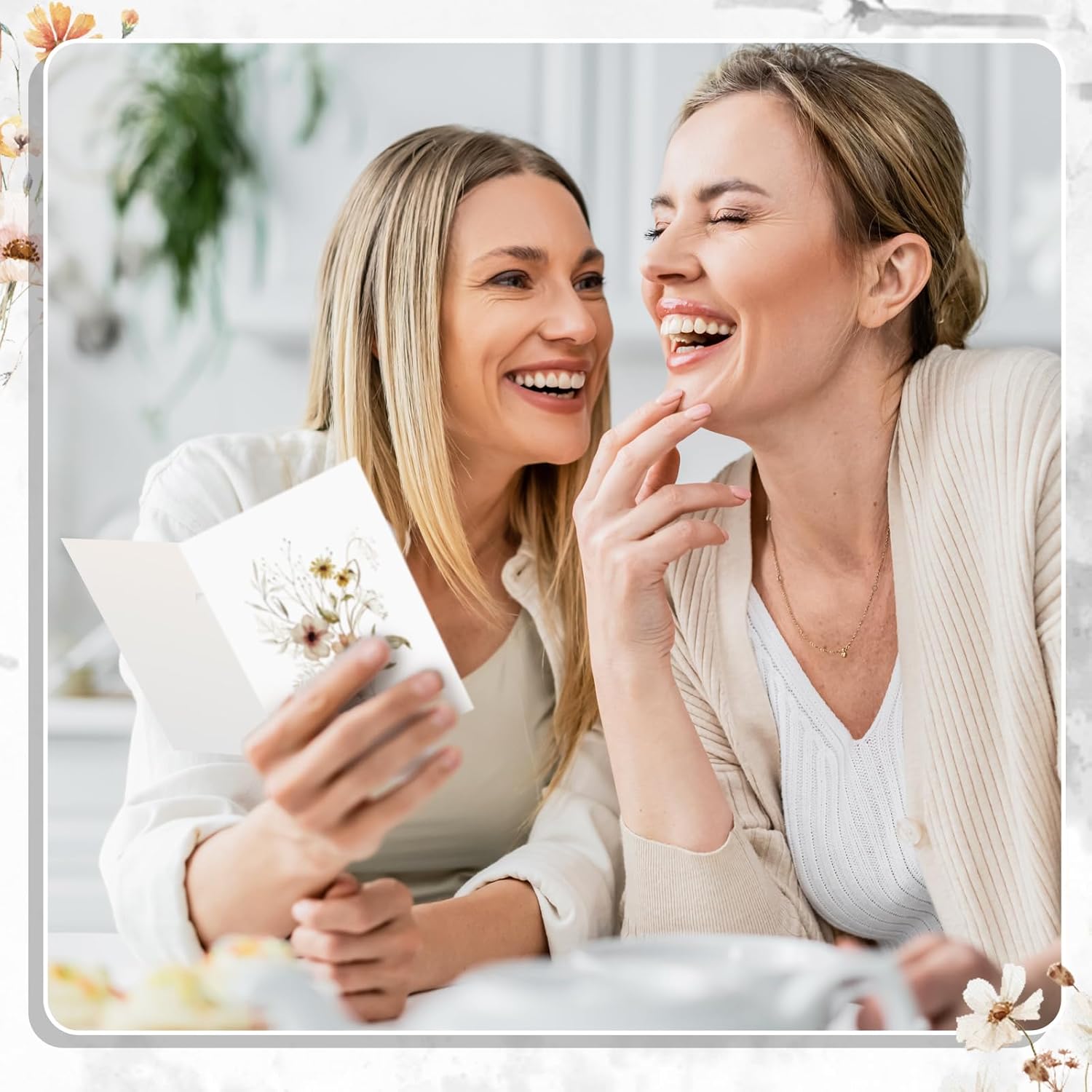 100 Pcs Blank Note Cards and Envelopes 4x6 Elegant Floral Blank Greeting Cards with Matching Peel-and-seal Stickers Plain Notecards Stationery forValentine's Day Mother's Day, 10 Designs - Image 7