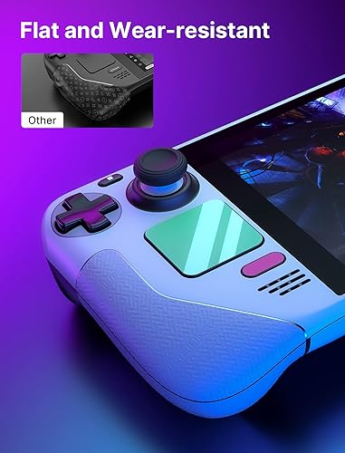 Miniatura 5 de JSAUX Skin Stickers Set for Steam Deck, Vinyl Skin Decal Sticker, Anti-Slip Grip Sticker, Touchpad Stickers, Thumb Grip Caps, Protective Full Wrap