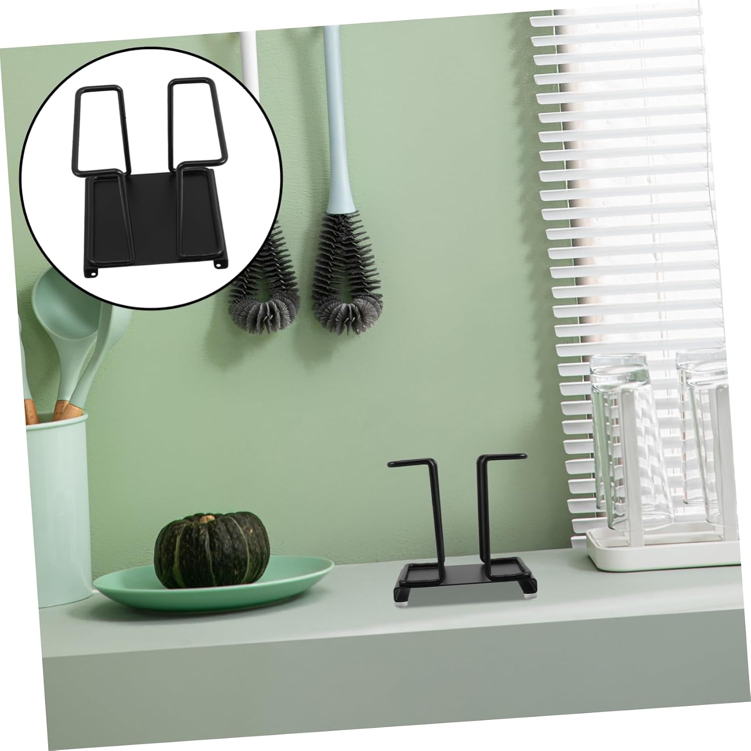 Paper Cup Holder Dispenser, Carbon Steel Cup Organizer for Home Use