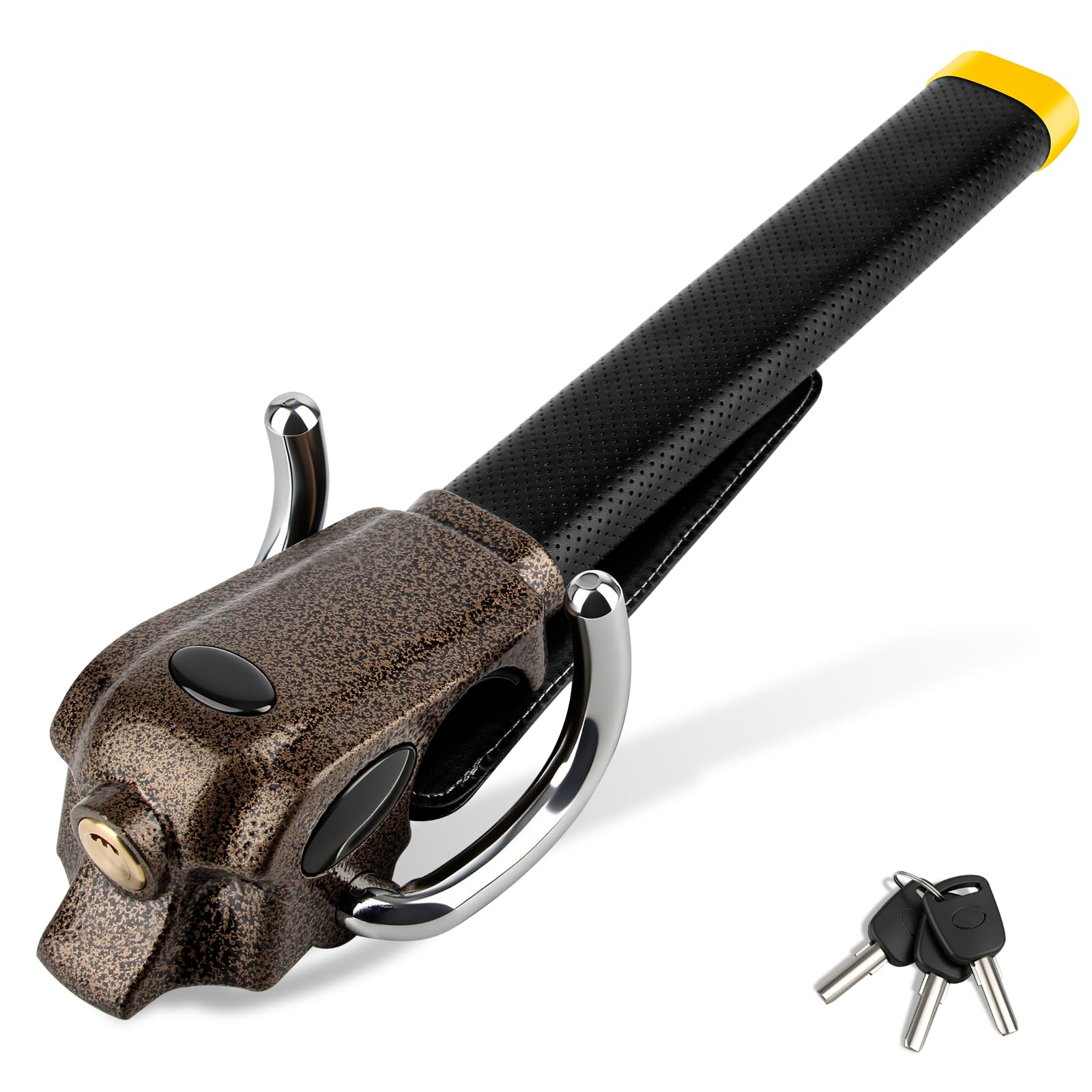 Steering Wheel Lock | Universal Anti-Theft Device Heavy Duty Security Car Lock for Vehicle Auto Truck SUV Van