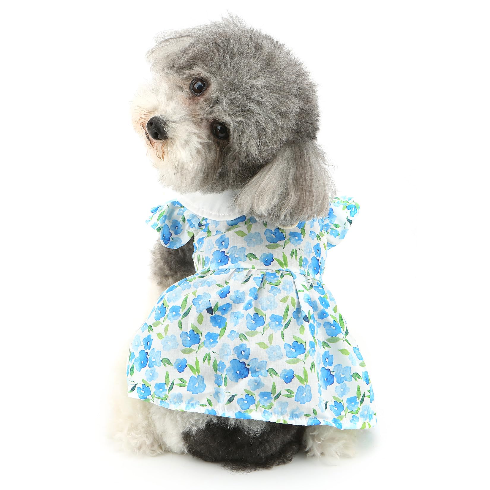 Amazon.co.jp: ペット服 犬服 お姫様 ワンピース 花柄 スカート 春夏服