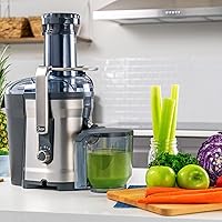 Vista 9 de Oster Easy-to-Clean Professional Juicer, Stainless Steel Juice Extractor, Auto-Clean Technology, XL Capacity