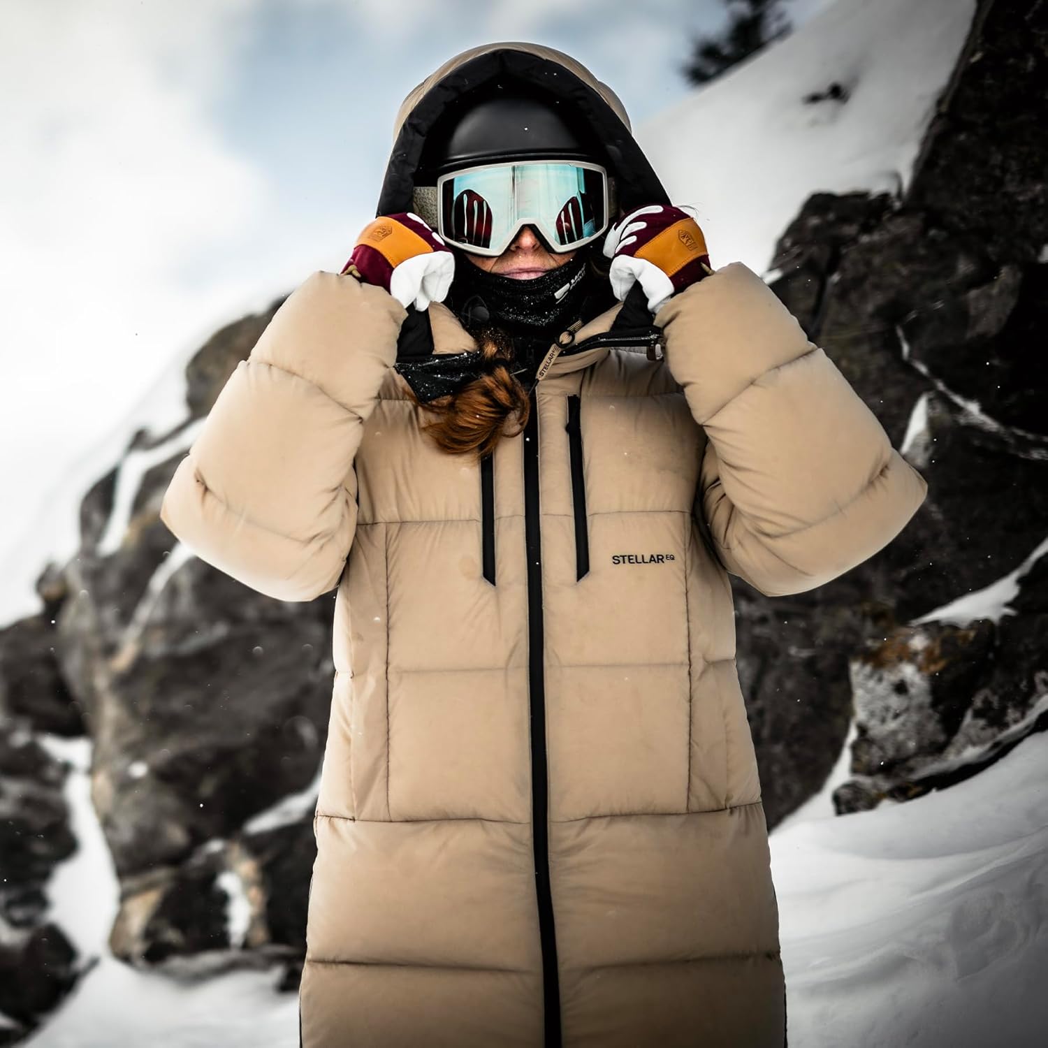 Hestra Women’s Voss CZone Mitt I Leather, Waterproof, Alpine Skiing Gloves - Image 7