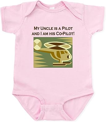 Flight Attendant Infant Bodysuit - Cute Baby Romper With Airplane Theme For Newborns