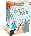 FoxMind Jeux de Société : Crazy Farm, un Jeu de Cartes Brise-Glace Illustré par Elise Gravel, Jeux pour Enfants Âgés de 6 ans et Plus