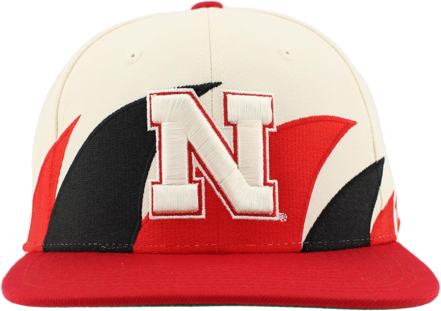 ZHATS Standard NCAA Officially Licensed Hat Flat Snapback Z11 Retro Sharktooth, Team Color, One Size