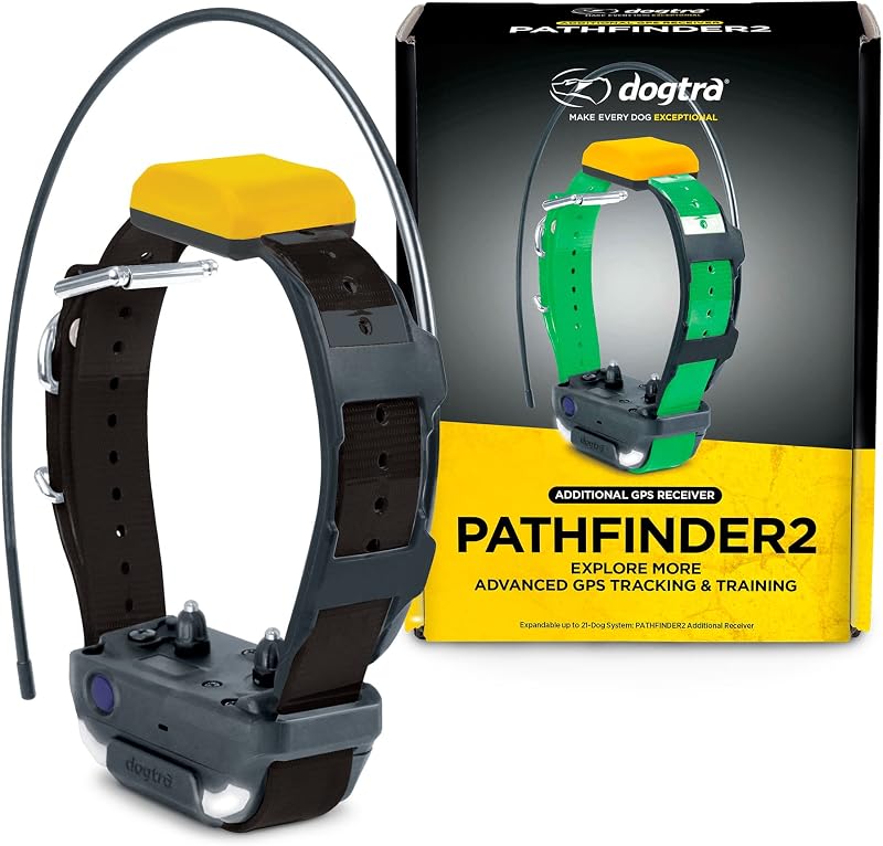 Receptor Adicional Dogtra PATHFINDER2 para Coleira GPS de Cães, Preto, até 14,5 km, IPX9K