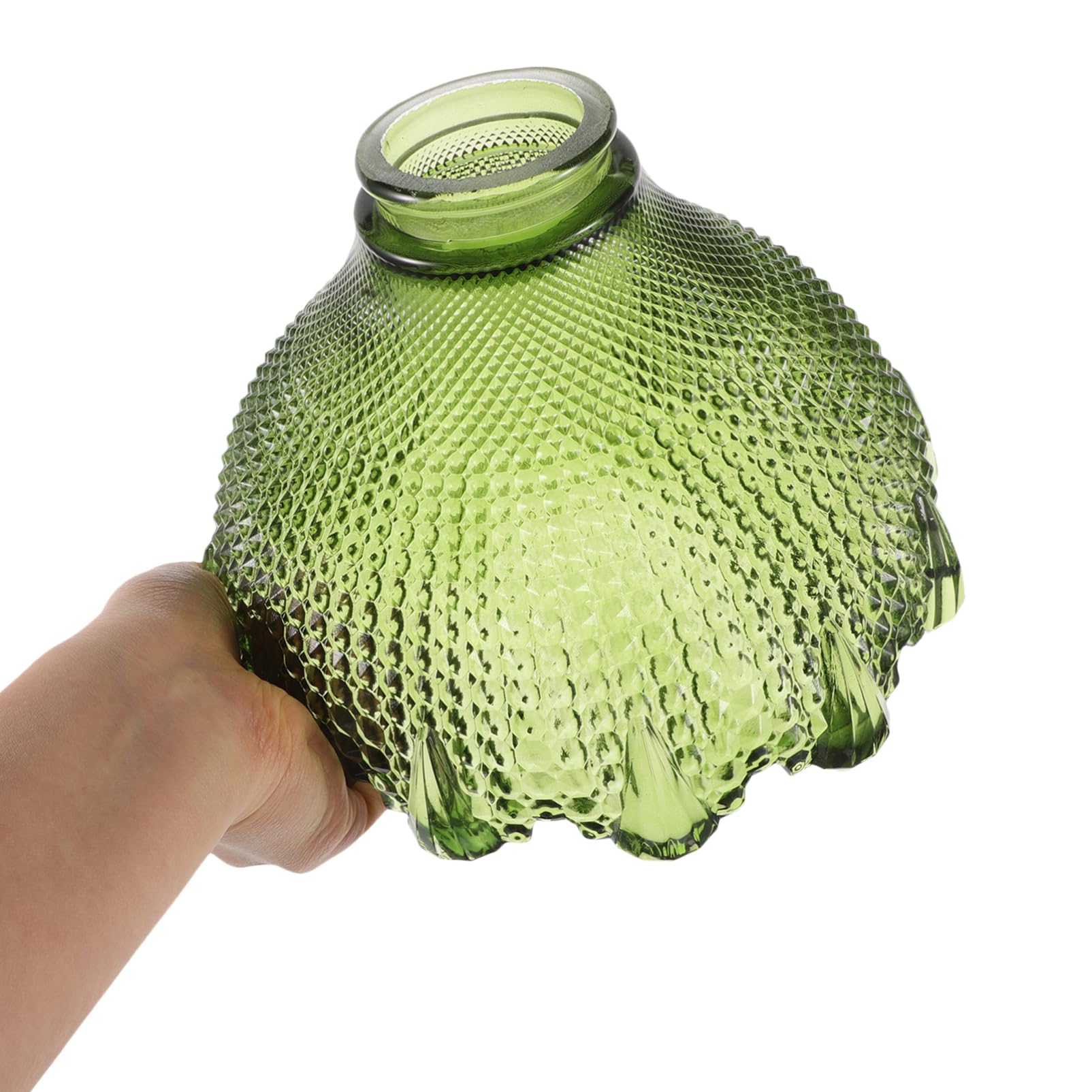 Pendelleuchtenschirm aus Glas E27 Grün Weihnachten Feier für Esszimmer