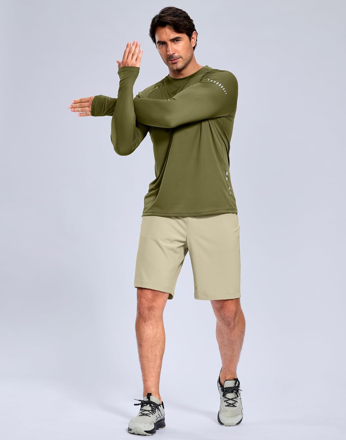 G Gradual Men's Shorts 7"/ 5"/ 9" Lightewight Casual Shorts for Men Hiking Golf Shorts with 3 Zipper Pockets