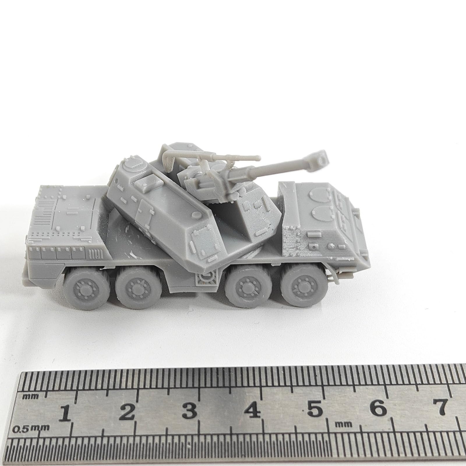 5 Unidades Howitzer Autopropulsado Checoslovaco Dana 152mm “ShKH Vz.77 Dana” Escala 1:144 De Modelo 3D De Resina para Coleccionistas