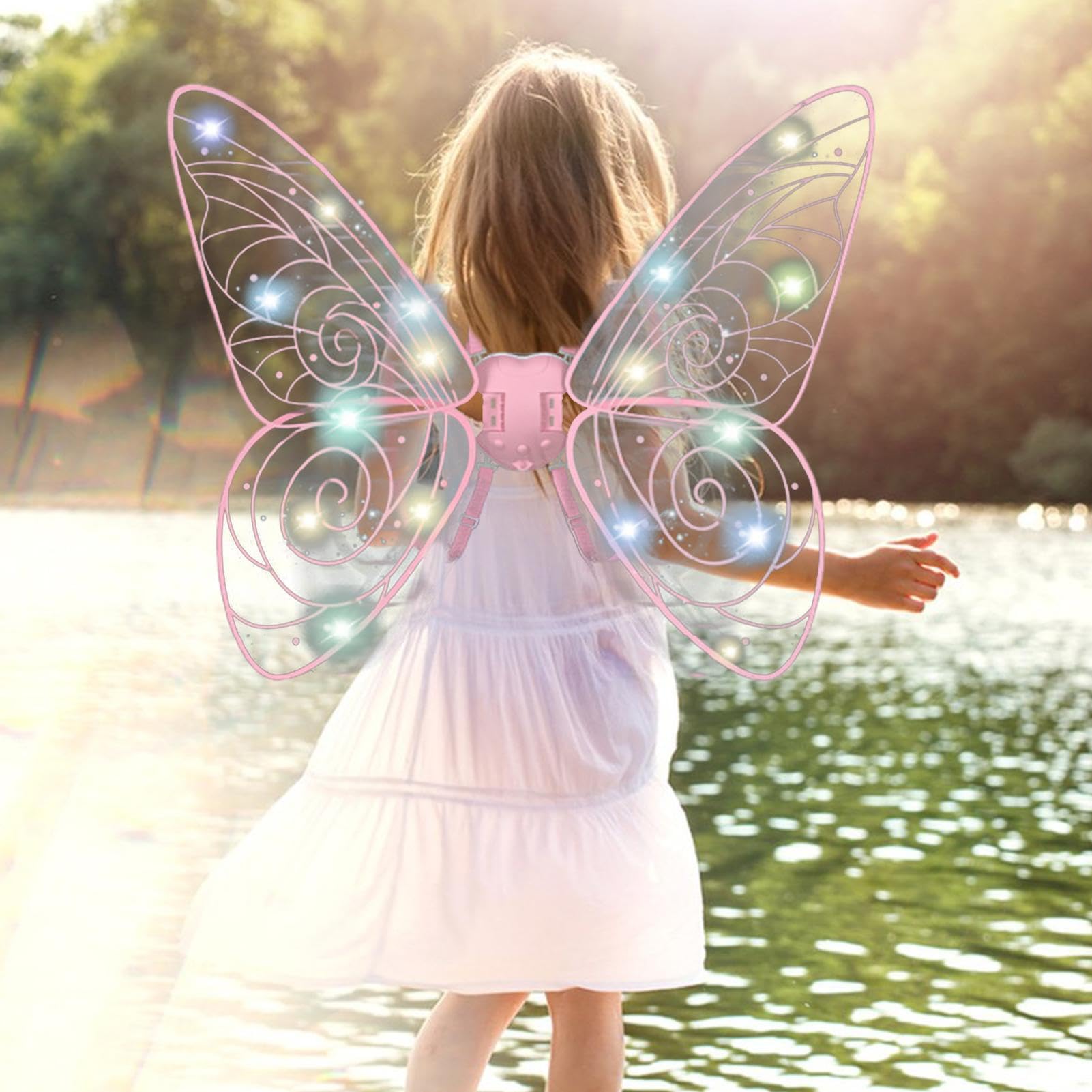 Aile de papillon féerique pliable, aile d'ange, déguisement de fête pour enfants et adultes, accessoires de photographie pour Halloween Cosplay Aile de papillon féerique pliable, aile d'ange, déguisement de fête pour enfants et adultes, accessoires de photographie pour Halloween Cosplay
