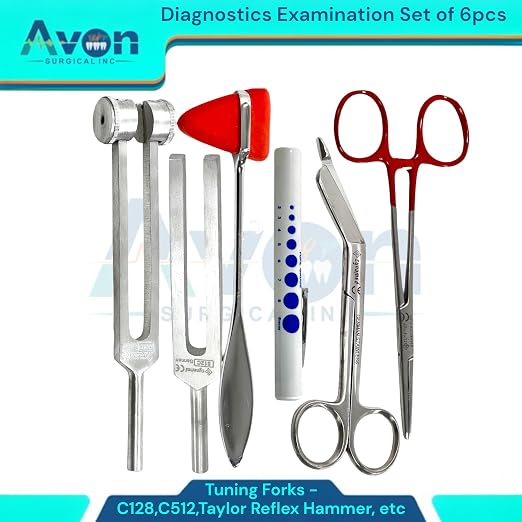 Set 6 Piezas Examen Neuro con Martillo y Tuning Forks miniatura 9