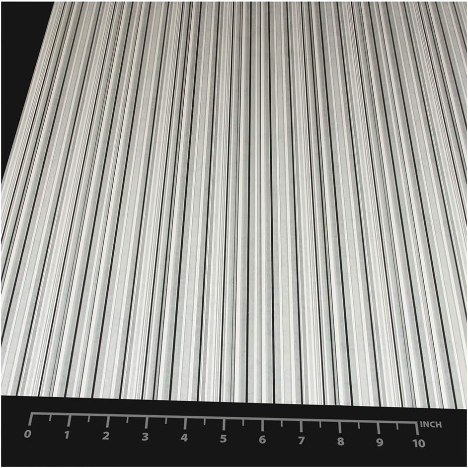 BDF 4WHSTR Decorative Window Film White Stripe - 36in X 7ft