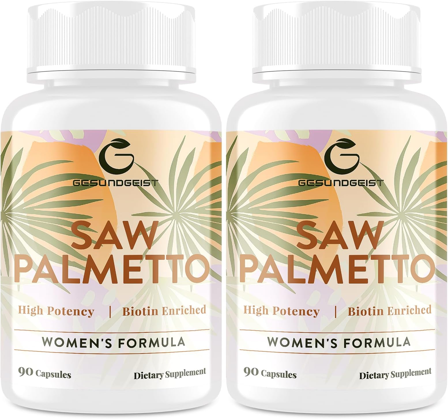 Saw Palmetto for Women Hair Loss - DHT Blocker with 5-in-1 Blend for Hair Growth, Skin & Nails, Urinary Wellness - Extra Strength Saw Palmetto Supplement - 180 Capsules