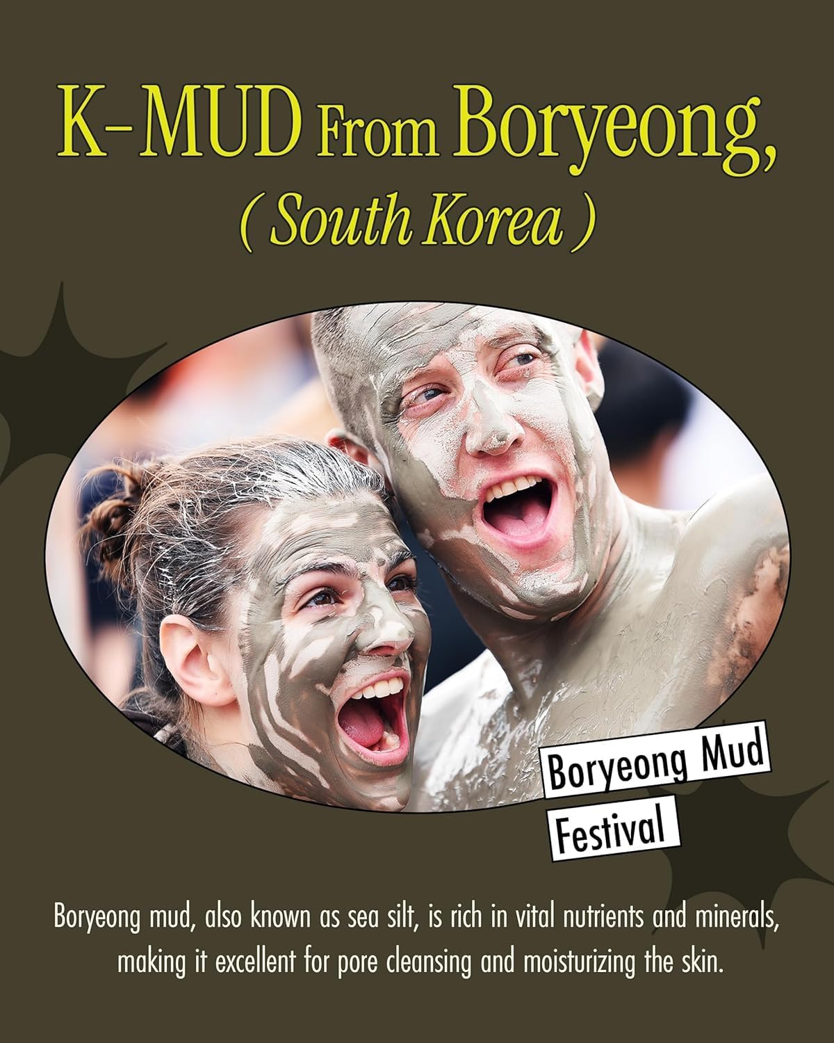 BRMUD Relief Mud Mask for Dogs | Hypoallergenic Dog Shampoo and Conditioner Grooming Mud Mask for Coat & Dry Skin | Moisturizing & Hydrating Dog Wash Conditioner Mask for All Breed Types (33.81 fl oz)