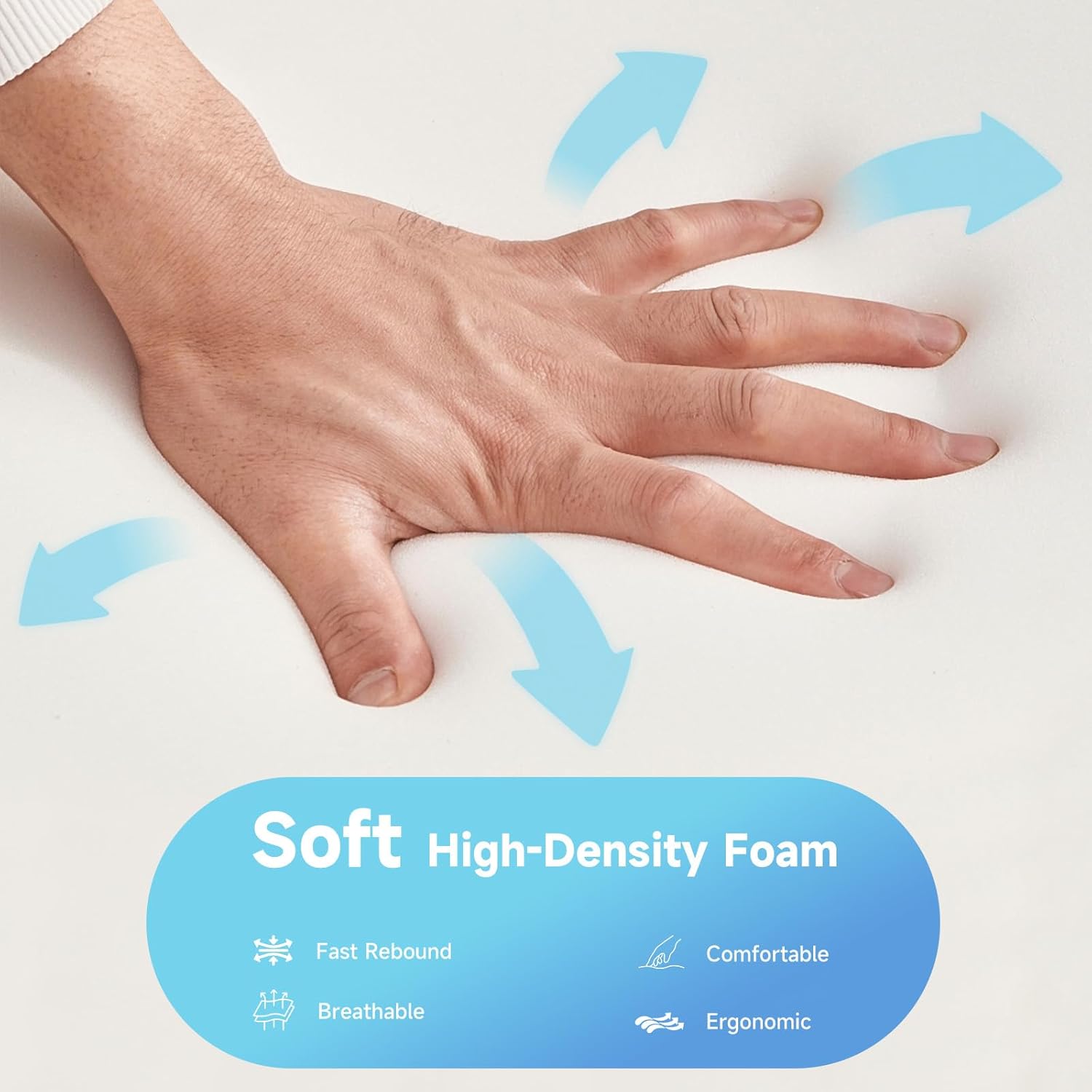 Curved Lash Bed Topper High Density Foam Curved Massage Mattress Non-Slip Lash Bed Cushion Velvet Ergonomic Lash Table Pad with Removable Cover for Beauty Salon 23.6in/70in, Black