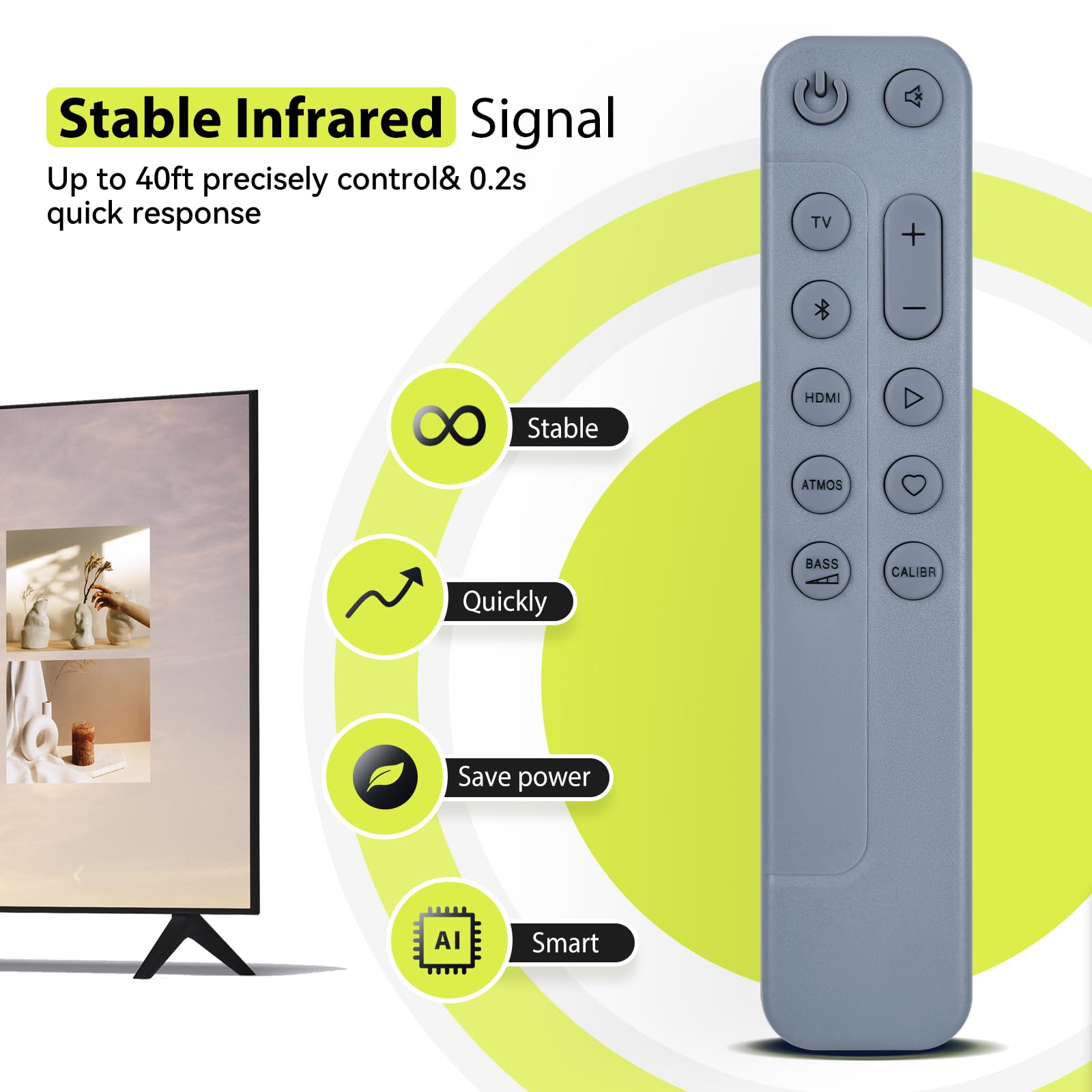 Telecomando di ricambio per JBL Soundbar BAR 300 BAR500 BAR300