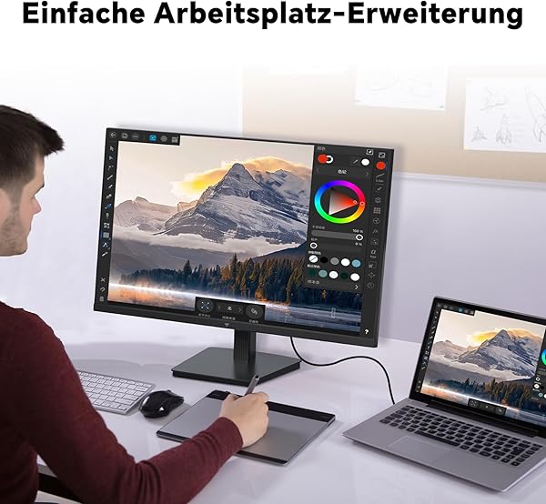 KTC 27 Inch Monitor 4K | UHD @ 60Hz | 1.07 Billion Colours, 133% sRGB, 100% DCI-P3, ΔE<2 | 400 cd/㎡ Brightness, HDR400 | VESA 100 x 100 mm | Hardware Blue Light Filter | 2 x HDMI 2.0, 1 x DP 1.4 | H2 - 5