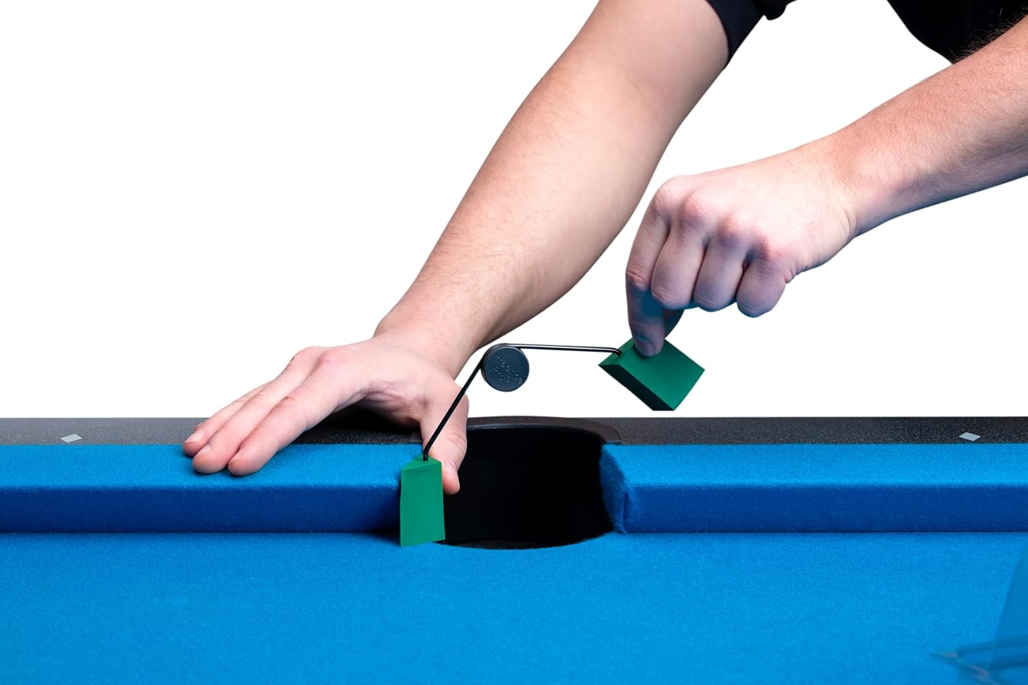 Pool Table Pocket Reducers | Perfect Your Accuracy with Billiards Training Aids | 6 Reducers Included | Pool Table Accessories | Decrease Pocket Size with Billiard Training Aids