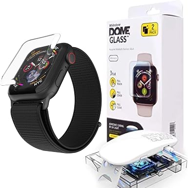 Dome Glass Whitestone Screen Protector for Apple Watch 40mm, Liquid  Adhesive for Full Coverage Tempered Glass and Apple Watch Protection (Pack  of 4) : Amazon.de: Electronics \u0026 Photo