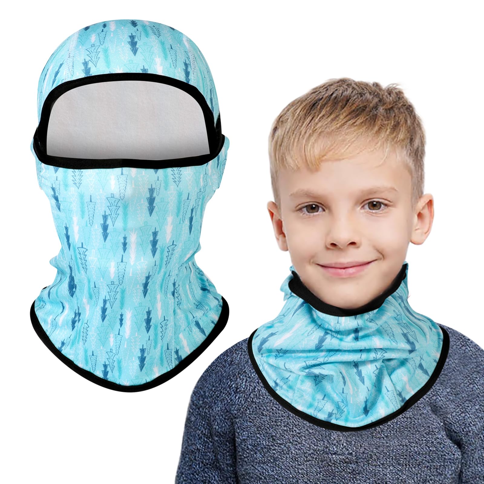 AYPOW Bivakmuts voor kinderen, multifunctioneel, winddicht, fleece