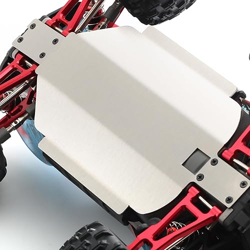 Miniatura 4 de RC Chassis Armor - Protector de eje de placa deslizante de acero inoxidable compatible con MJX 16208 16207 16209 16210 V3 116 sin escobillas RC Car