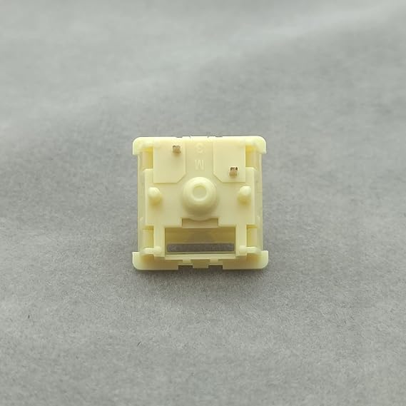 Tecsee Mechanical Keyboard Silent Shaft Switch Lubricated, Silent Linear Low Profile Yellow Medium Switch for Tablet Notebook Desktop Computer Peripheral Keyboard(70PCS Linear)