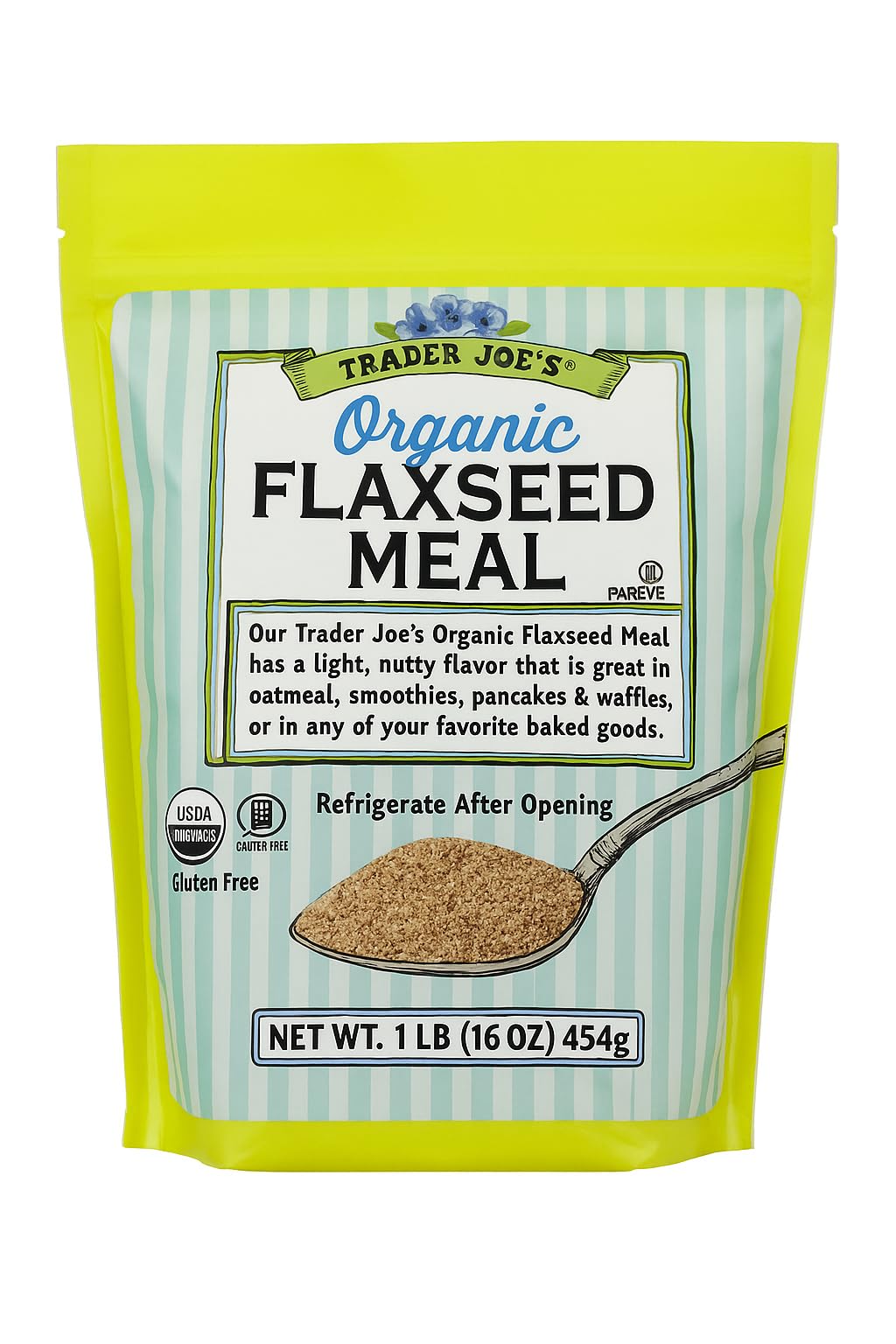 Trader Joe's Organic Gluten Free Flaxseed Meal 1lb (16 oz)